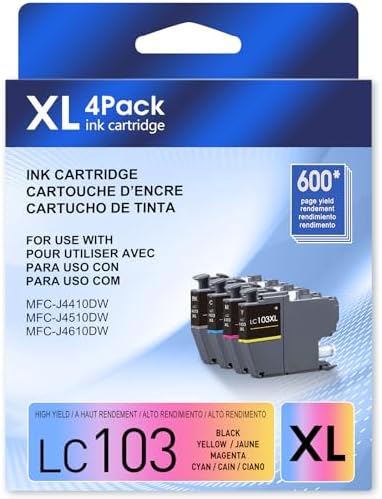 Cartucce D'inchiostro Ricaricabili Per Brother MFC-J425W J430W - Foto 4