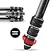 Manfrotto Befree GT 4-Section Carbon Fiber Travel Tripod with 496 Center Ball Head, Twist Lock, Black