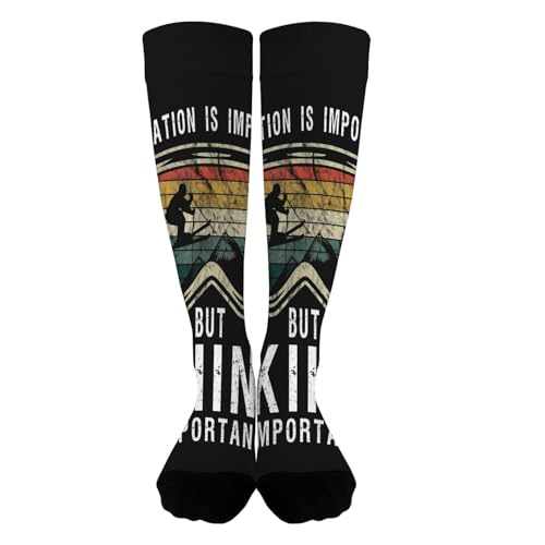 Education Is Important But Skiing Is Importanter Womens Trouser Socks