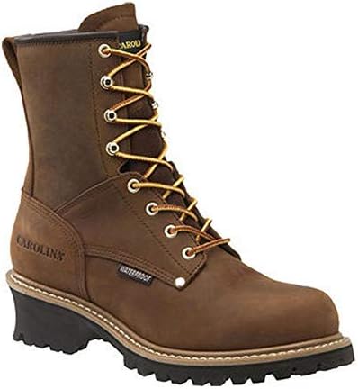 carolina pull on logger boots