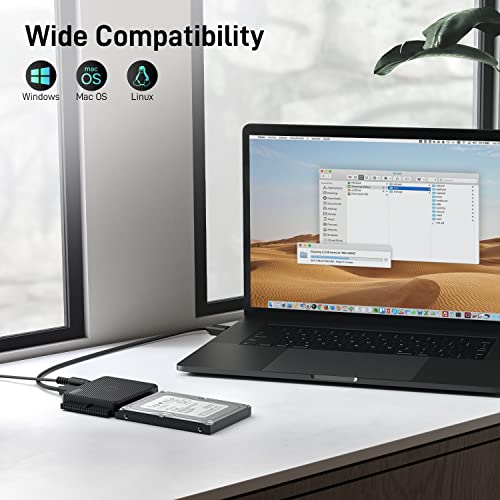 Fideco Sata/Ide To Usb 3.0 Adapter, Hard Drive Adapter Cable Converter For Universal 2.5/3.5 Inch Sata And Ide Hdd, 2.5 Inch Ssd, 5.25-Inch Dvd-Rom/Cd-Rom/Cd-Rw/Dvd-Rw/Dvd+Rw #TOP4