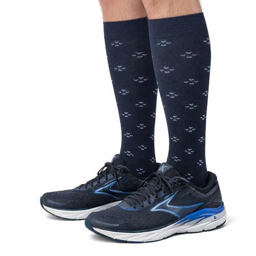 Image of Dr. Motion Men's Knee High Compression Socks 8-15 mmHg ( 6 Pairs Pack )