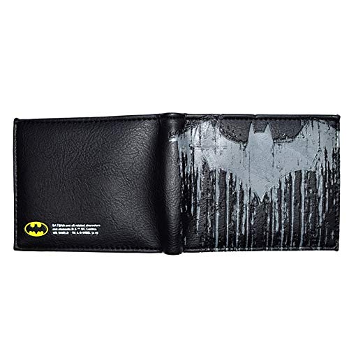 SHANYUR Sac Ado Rafraîchissez Batman Porte-Monnaie Unisexe Sac à Main de Haute qualité Portefeuilles d'homme avec Poche for la Monnaie (Color : CP981905) Cover