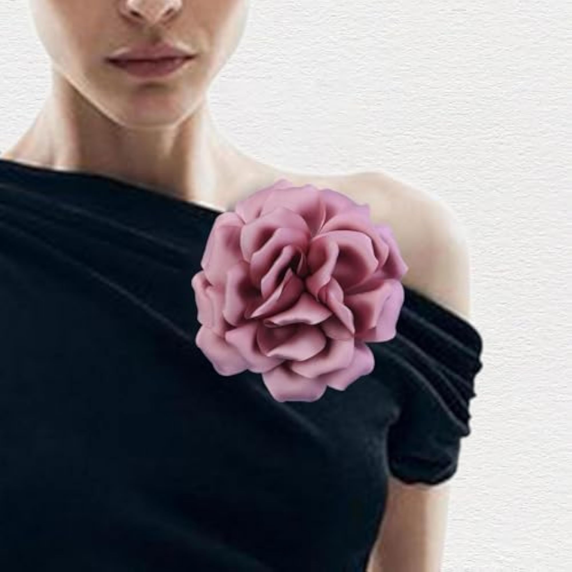 Flower Brooch, 3.94'' Lapel Pin for Accessories