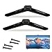TV Stand Base Pedestal Feet for TCL Most 24in/32in/40in/49in/50in,No... Universal TV Legs Television Table Top Desk Stand Base Replacement Compatible with JVC/Sharp/Samsung/Hisense/L...