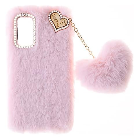 SNCLET Fluffy Fur Case for TCL 501 Cover
