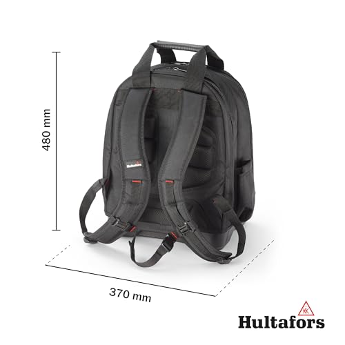 Hultafors Molded Base Tool Backpack with ergonomically designed 3D-shaped padded shoulder straps - Image 2