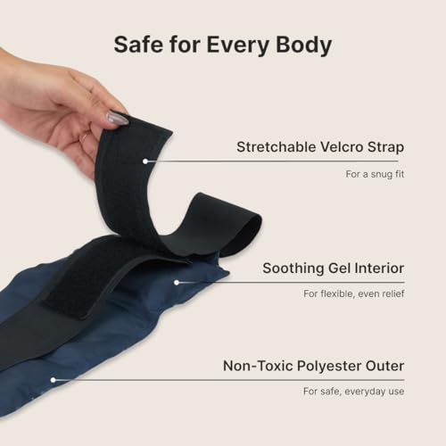 Image of Cult Reusable Gel Pack - Hot & Cold Therapy for Knees, Neck, Back, Shoulders - Pain Relief Pack, Skin-Friendly & Portable