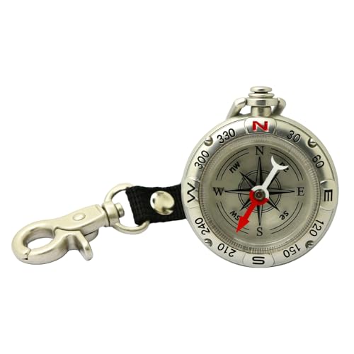 Brújula de Camping de Bolsillo con Llavero y Cordón miniatura 1