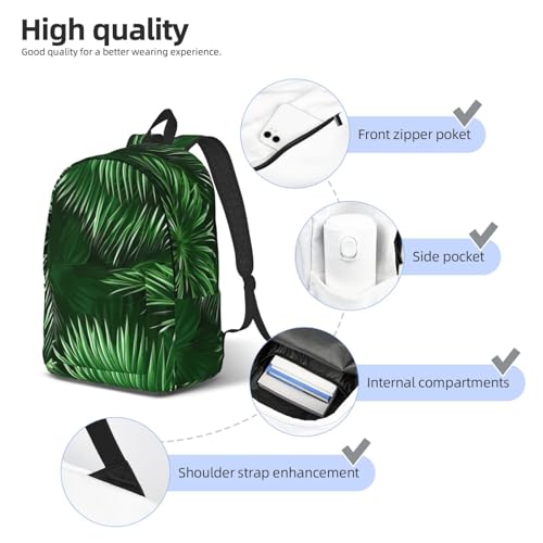 Sac à dos de voyage palmier avec grand compartiment pour weekend