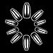Makartt Nail Tips-Long Coffin Nails,Clear,500pcs 10 Sizes,Full Cover,Press on for Easy Extension Manicure, Fake Nails for Gel Polish Salon DIY Supplies