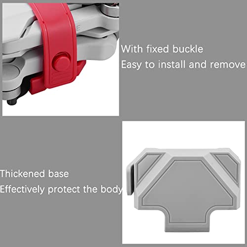 Hsthe Sea Propeller Holder Paddle Blade Fixed Stabilizer Protector Drone Sit Base Mount Adapter Propeller Guard Spare Accessories for Mavic Mini 2/Mavic Mini/Mavic Mini SE (Grey) - Image 4