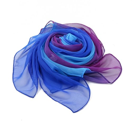 Fashion Chiffon Hijab Muffler Scarf For Women Elegant Long Solid Color Chiffon Georgette Bandana Scarf2
