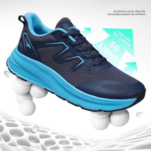Image of Mens Wide Walking Shoes Wide Toe Box Running Casual Sneakers Tennis Comfortable Trail Athletic Sport Gym Soft Sole