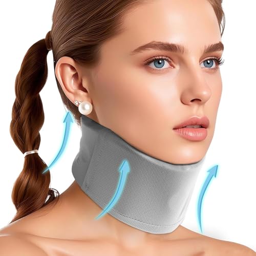 Artelse Ice Silk Neck Brace - Soft, Breathable Cervical Collar for Pain Relief & Posture Correction - Anti-Snoring Support for Comfortable Sleep - Ideal for Office Workers