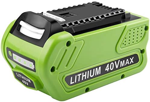 LabTEC 29472 40V 6.0Ah Battery Replacement for GreenWorks 40V Battery 29472 29462 29252 20202 22262 25312 25322 20642 22272 27062 21242 G-Max Cordless Power Tools