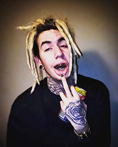 Jinao Face 18K Gold Silver Plated Hip Hop Vampire Fangs Top Bottom Teeth Grillz Set For Men And Women (Silver Grillz) #TOP4