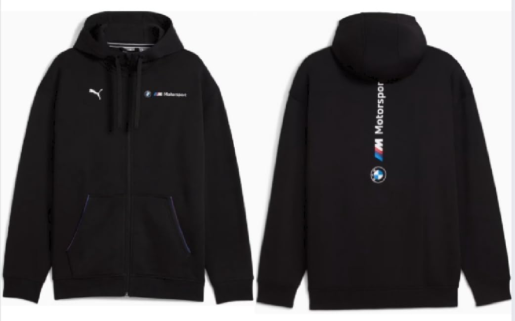 BMW Motorsport M Perfomance M Motorsport Veste polaire chaude et respirante avec capuche Taille L + jeton de courses