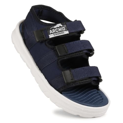 Image of ARCHID Kids Boys Sandals with Back Strap | Lightweight EVA Sole | Comfortable Anti-Slip Casual Sandals for Boys | Outdoor, Indoor, Travel & Everyday Footwear