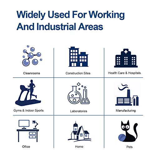 Aawipes 150 Sheets 18" X 36" Adhesive Mats (Blue Sticky Mats, Case Of 5 Packs, 30 Sheets/Packs) Cleanroom Sticky Floor Mats Peel Off For Construction, Hospital, Labs - Remove Traffic-Borne Dust & Dirt #TOP4