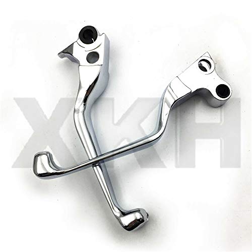 Xkh- Motorcycle Chrome Brake Clutch Lever Compatible With Harley Davidson Xl Sportster 883 1200 Softail [B00Y7C8Un6] #TOP3