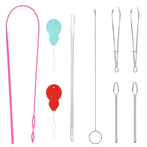 Kit de bucles de costura para reparar fácilmente cordones de sudaderas y pantalones