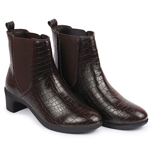 Image of FAUSTO Women Flared Heel Boots