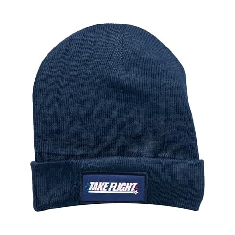 Take Flight Beanie Unisex 1 Size Fits All (US, Alpha, One Size, Glitch Blue) Cover