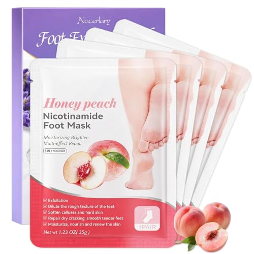 Lot de 4 masques hydratants pour les pieds très secs