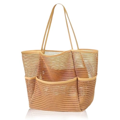 Cadimus Strandtasche Mesh Khaki,Faltbar...