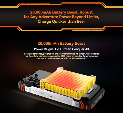 Blackview Xplore 1 5G 6.78'' RAM 20000mAh - vue 5