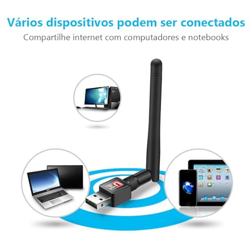Adaptador USB WiFi com Antena 1200Mbps Strong Tech