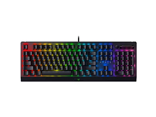 Razer BlackWidow V4 X, klawiatura do gier Razer Chroma RGB (żółte przełączniki mechaniczne, 6 dedykowanych klawiszy makro z podwójnym wtryskiem ABS) ES-Layout, czarny