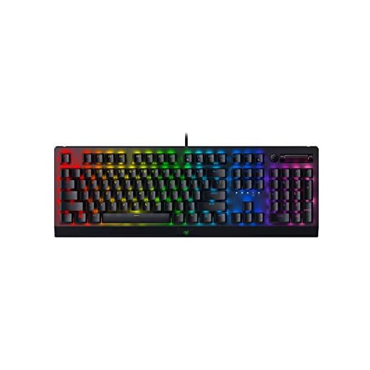 Razer BlackWidow V4 X Gaming-Tastatur Chroma RGB (gelbe mechanische Schalter, 6 spezielle ABS-Makro-Tasten mit doppelter Injektion), ES-Layout, Schwarz