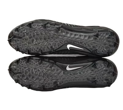 Nike Alpha Menace Pro 2 Mid Men's Football Cleats Black White AQ3209-002 Size 11