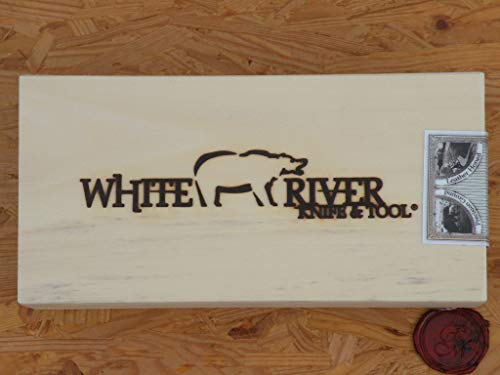 White River M1 Caper, Canvas Black/Olive Micarta - Thumbnail 6