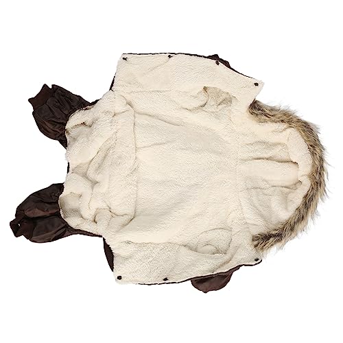 Veste en polyester peluche coton pour chiens de grande taille de luxe - 4