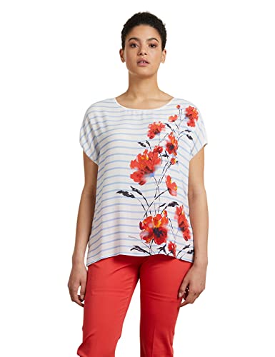 Elena Mirò: t-Shirt Stampata Bianco. S Stagione