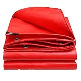 HUJZJY Lona Impermeable Exterior con Ojales de Aluminio, 420g/m² PVC Toldo Reforzada de Protección, Lona Protectora Resistente, para Techo, Barco, Muebles, Jardín, Piscina, Coche