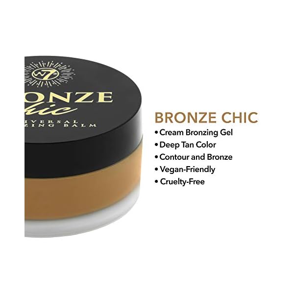 W7-Bronze-Chic-Universal-Bronzing-Balm-Bronzing-Cream-Gel-Matte-Formula-Bronze-Contour-And-Makeup-Base-Cruelty-Free-Vegan-Face-Makeup W7 Bronze Chic Bronzer - Cream Bronzing Balm - Contouring & Highlighting Vegan Makeup