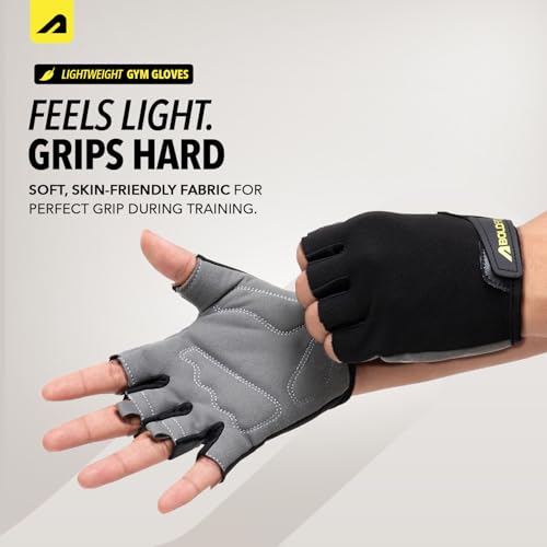 Image of Boldfit Gym Gloves for Men Workout Unisex Cushion Hand Gloves for Gym for Men for Cycling, Weightlifting, Workout Comfortable Fit Bike Riding, Cycling Handgloves
