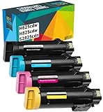 Do it Wiser Compatible Printer Toner Cartridge Replacement for Dell H625cdw H825cdw S2825cdn - High