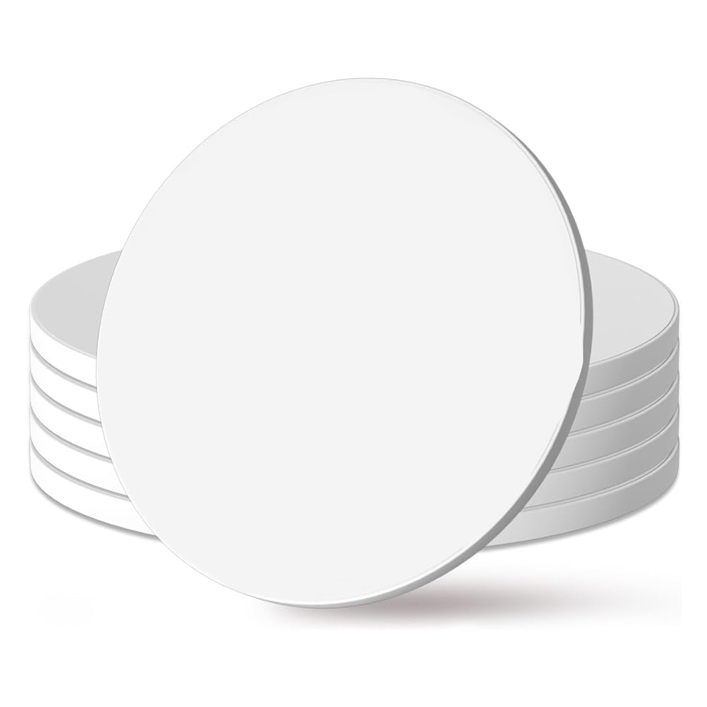 CTRLZS Cake Boards,10 Inch Cake Drum Cake Boards 10 Inch Round - Bend Multi-Layered Cake Base for Displays 5PCS