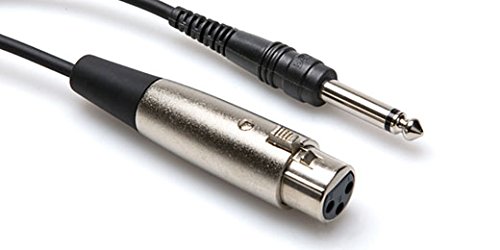 HOSAPXF-105 XLR3F to 1/4" TS Unbalanced Interconnect Cable, 5 Feet