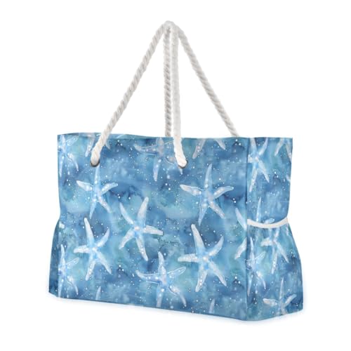 Image of senya Large Beach Bags Totes Swim Canvas Tote Shoulder Bag Water Resistant Bags for Gym Travel Daily