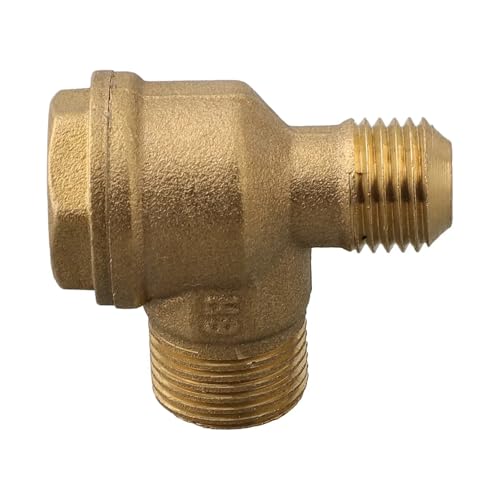 1PC Male Thread Check Valve Connector With 2-Port Brass For Air Compressor Parts Accessory 20mm/16mm/14mm(16x14mm)