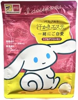 【マツキヨ 】汗かきエステ気分 入浴剤 バスソルト (ア イ シ ナ モ ロ ー ル) 一緒にご自愛 (シア＆ザクロの香り) 450g 浴用化粧料 海塩のお風呂 ミルクホワイト（にごり湯）