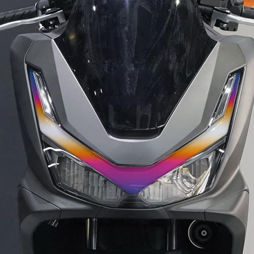 Image of Vibsky Exquisite V-Shaped Transparent Headlight Decal PCX160 2025, Apply PVC Tint Film Sticker