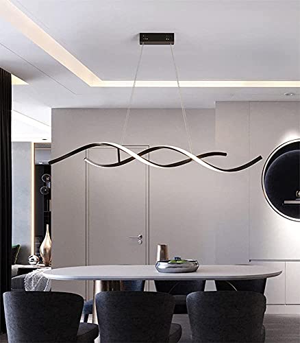 Suspension LED réglable par télécommande pour l'éclairage de la table à manger et cuisine - 2