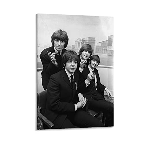 Poster de groupe de rock britannique The Beatles cool Art Poster à suspendre Peinture décorative rétro Art mural… - Les Beatles, Paul McCartney, John Lennon, RIngo Starr, George Harrison Poster de groupe de rock britannique The Beatles cool Art Poster à suspendre Peinture décorative rétro Art mural…